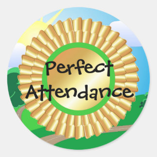 Perfect Attendance Sticker
