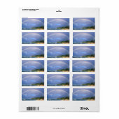 Perfect Beach Regenboog mailing label (Full Sheet)
