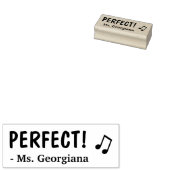 "PERFECT!" Bevestiging Rubberstempel Rubberstempel (Gestempeld)