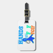 Perfect Boo. TGIF-Bedankt God zij zijn vrijdag Hak Bagagelabel (Voorkant verticaal)