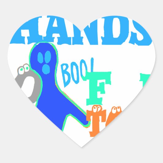 Perfect Boo. TGIF-Bedankt God zij zijn vrijdag Hak Hart Sticker (Voorkant)