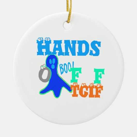 Perfect Boo. TGIF-Bedankt God zij zijn vrijdag Hak Keramisch Ornament (Voorkant)