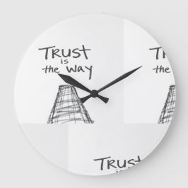 PERFECT CADEAU VOOR IEMAND MET EEN DOEL IN HET LEV GROTE KLOK