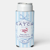 Perfect Catch Beach Preppy Gevist Bachelorette (Seltzer Achterkant)