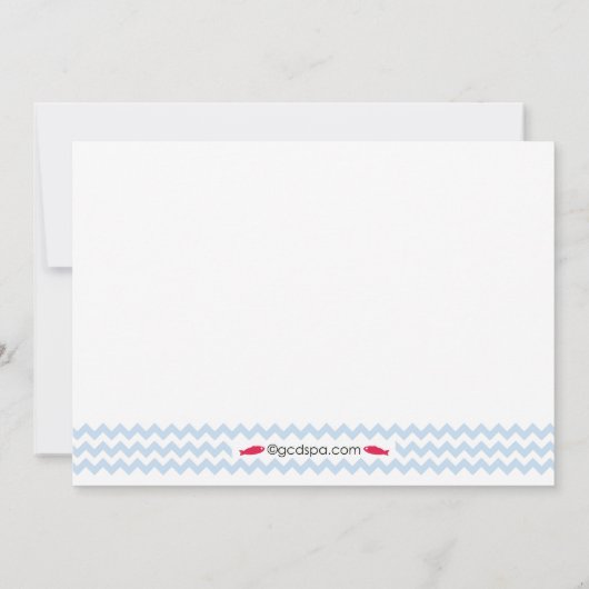 Perfect Catch Vrijgezellenfeest nodigt uit Kaart (Achterkant)