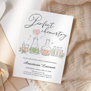 Perfect Chemistry Bruiloftsfeest Kaart
