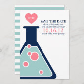 Perfect Chemistry Wedding Save the Date (Voorkant / Achterkant)