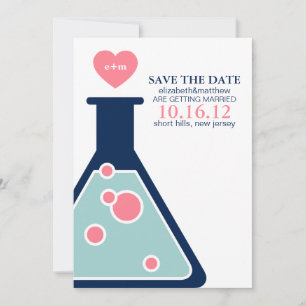 Perfect Chemistry Wedding Save the Date