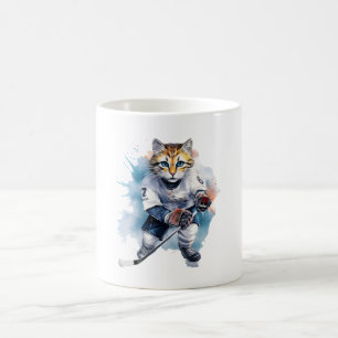 Perfect Cool Cat Ice Hockey Koffiemok