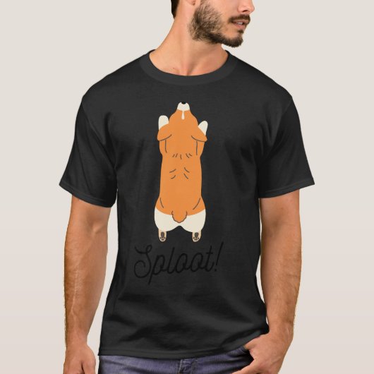 Perfect Corgi Sploot T-shirt (Voorkant)