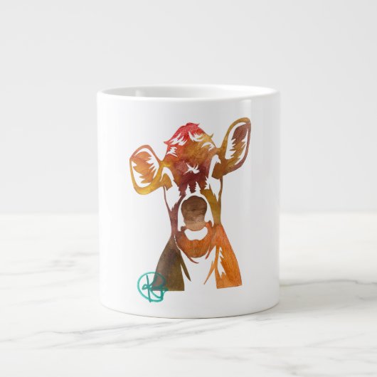 Perfect Cow Lady Art Oversize Mug (Devant)