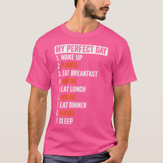 Perfect Day Aikido Meisjes Jongens T-shirt