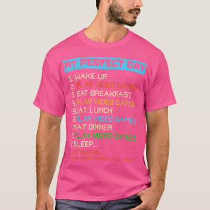 Perfect Day Gamer Gifts for Teen, Boys, Girls Vid T-shirt