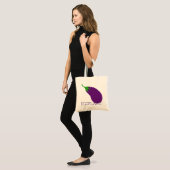 Perfect Eggplant Tote Bag (Voorkant (model))