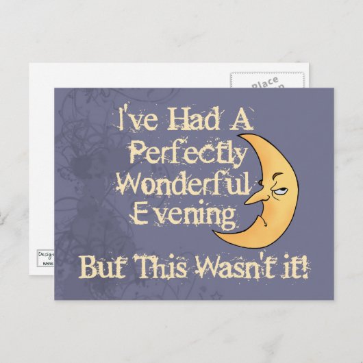 Perfect Evening Briefkaart (Voorkant / Achterkant)