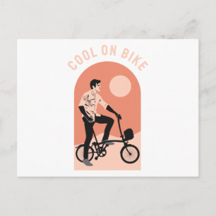 Perfect Fiets Cadeau - Cool op de Fiets Briefkaart