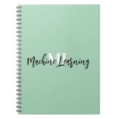 Perfect for Coding Notes & ML Projects – ML Pro Notitieboek (Voorkant)