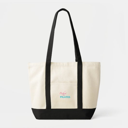 PERFECT FOR PILATES Canvas tas (Voorkant)