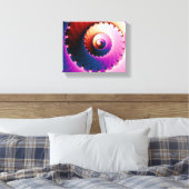 Perfect - Fractal Art Canvas Afdruk (Insitu (Slaapkamer))