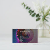 Perfect - Fractal Art Visitekaartje (Staand voorkant)