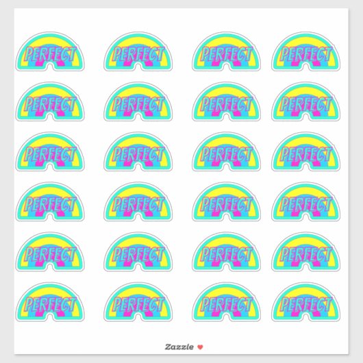 Perfect Fun Cute Teacher Reward Commentaar Sticker (Vel)