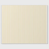 Perfect geel, gestreept cadeaupapier (Vlak)