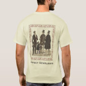Perfect Gentleman Classy Mannen Formal Draag T-shirt (Achterkant)
