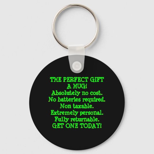 Perfect Gift is een Hug Sleutelhanger (Voorkant)