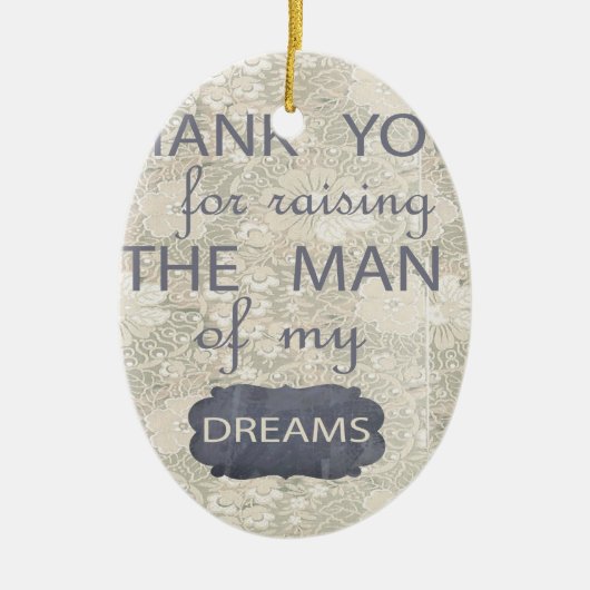 Perfect Gift voor moeder in de wet Keramisch Ornament (Voorkant)