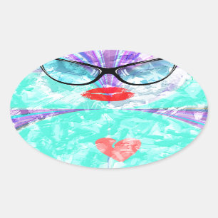 Perfect hart ovale sticker