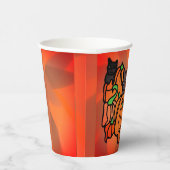 Perfect Haunted: Katten en pompoenen in Halloween Papieren Bekers (Rechts)