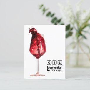 Perfect Home Decor Gift voor wijnliefhebbers, Eleg Briefkaart