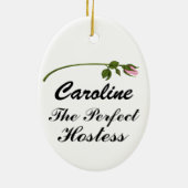 Perfect Hostess - SRF Keramisch Ornament (Achterkant)