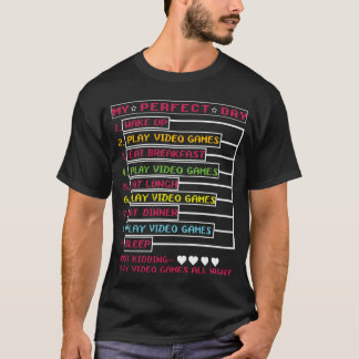 Perfect Is Speel Videospel Dag Liefhebber Gamen gr T-shirt