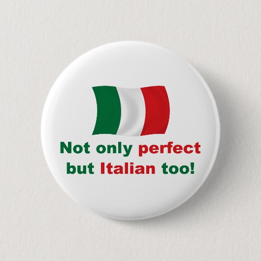 Perfect Italiaans Ronde Button 5,7 Cm (Voorkant)