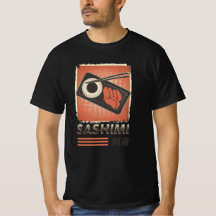 Perfect Japans Sashimi-voedsel stijl T-shirt