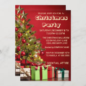 Perfect, kool, rode kerstboom kaart (Voorkant / Achterkant)