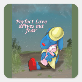 Perfect Love chasse les autocollants d'os de peur