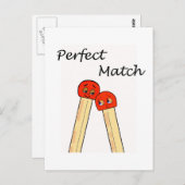 Perfect Match Briefkaart (Voorkant / Achterkant)
