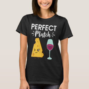 Perfect Match Gouda Wine en Kaas T-shirt