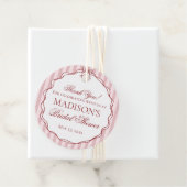 Perfect Match Lucifer Bruiloft Cirkelsjabloon Bedankjes Labels (In situ)