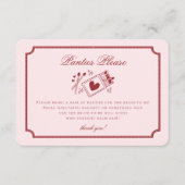 Perfect Match Made in Heaven Pink Panties Please Informatiekaartje (Voorkant)