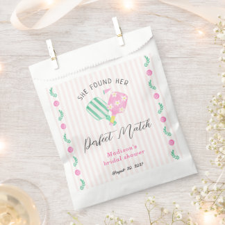 Perfect Match Pickleball Bridal Shower Welcome Bedankzakje
