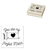 Perfect Match Rubberstempel (Gestempeld)