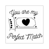 Perfect Match Rubberstempel (Afrduk)