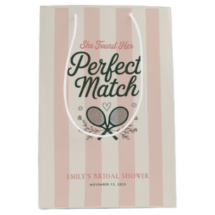 Perfect Match Social Club Tennis Bruidsfeest Medium Cadeauzakje