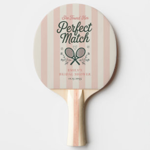 Perfect Match Social Club Tennis Bruidsfeest Tafeltennisbatje