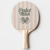 Perfect Match Social Club Tennis Bruidsjurk Tafeltennisbatje (Achterkant)