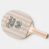 Perfect Match Social Club Tennis Bruidsjurk Tafeltennisbatje (Zijkant)