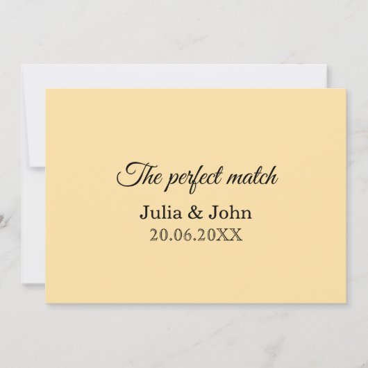 Perfect Match Trouw Matchbox – Premium Editie Kaart (Voorkant)